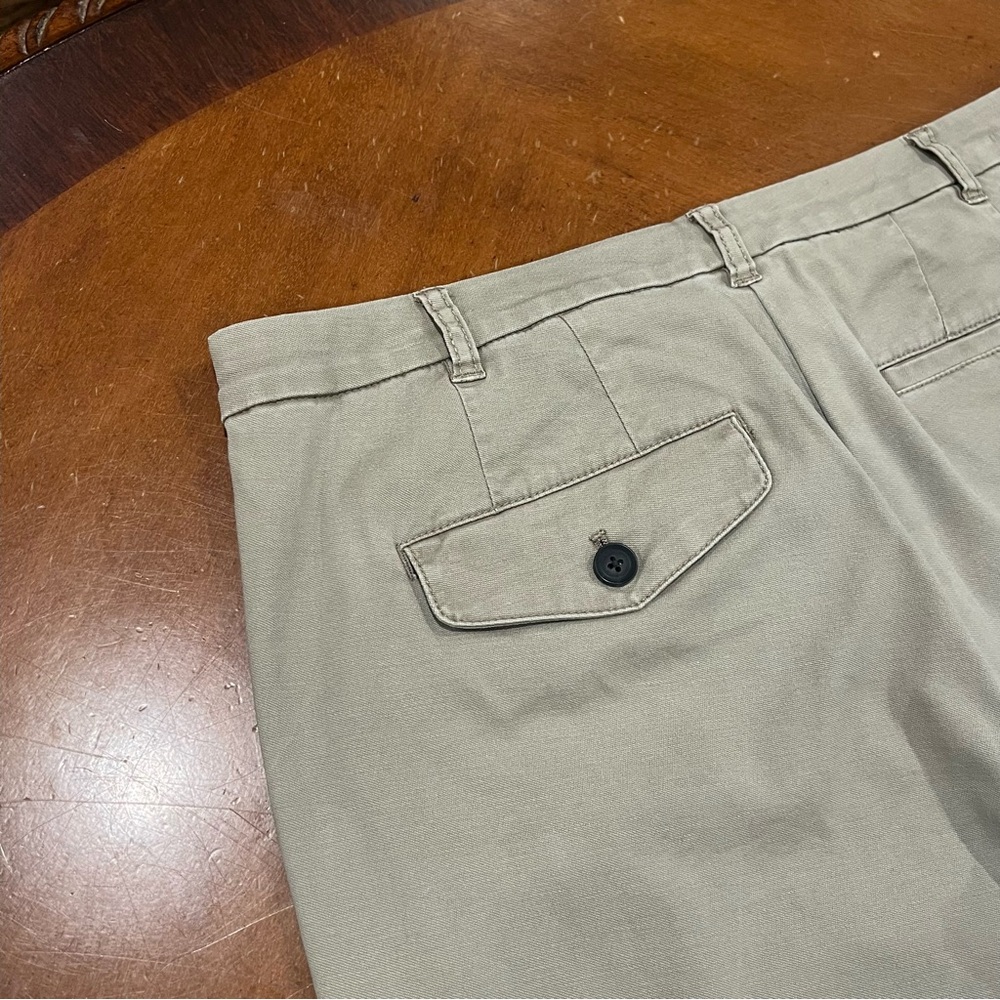 ATM Anthony Thomas Melillo Enzyme Washed Cropped Boyfriend Pant Tan Size 6 - Picture 7 of 16